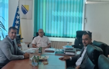 Ministri Vračo i Nikolić održali radni sastanak s predsjednikom Općinskog suda u Visokom povodom inicijative za uvođenje elektroničkog pristupa podacima iz zemljišnjih knjiga 