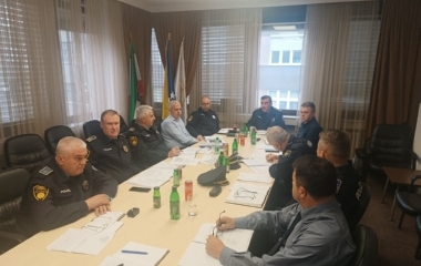 Policijski komesar Uprave policije MUP-a ZDK održao sastanak sa načelnicima policijskih uprava