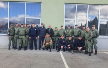 Ministar unutrašnjih poslova ZDK Emir Vračo zajedno sa policijskim komesarom Admirom Gazićem posjetio Specijalnu policijsku jedinicu 