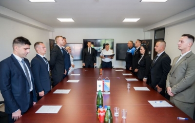 U Upravi policije MUP-a ZDK upriličeno svečano polaganje zakletve 9 kadeta Uprava policije bogatija za 9 mlađih inspektora