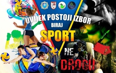 Obilježavanje "Međunarodnog dana borbe protiv zloupotrebe i krijumčarenja droga" putem kampanje "Uvijek postoji izbor-biraj sport"